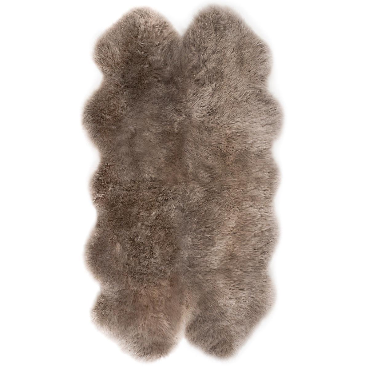 Quad Sheepskin Rug Sheepskin Tipped Grey – image 6