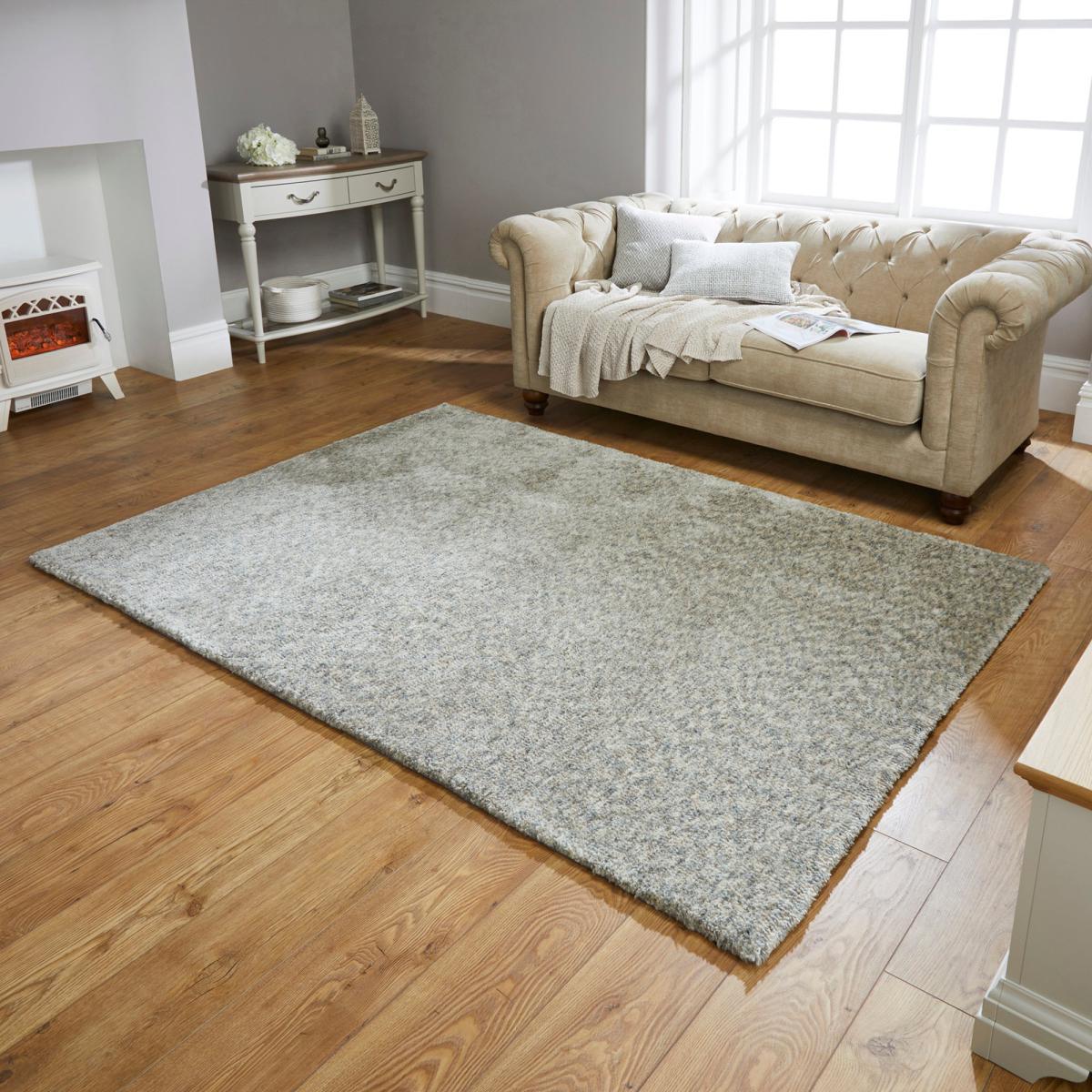 Natural Floss Shaggy Rug Grey – image 2