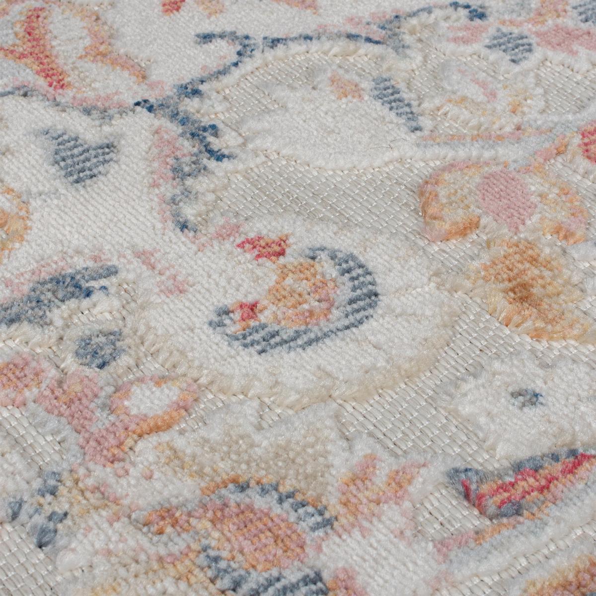 Mabel Traditional Indoor Outdoor Rug Navy – image 3