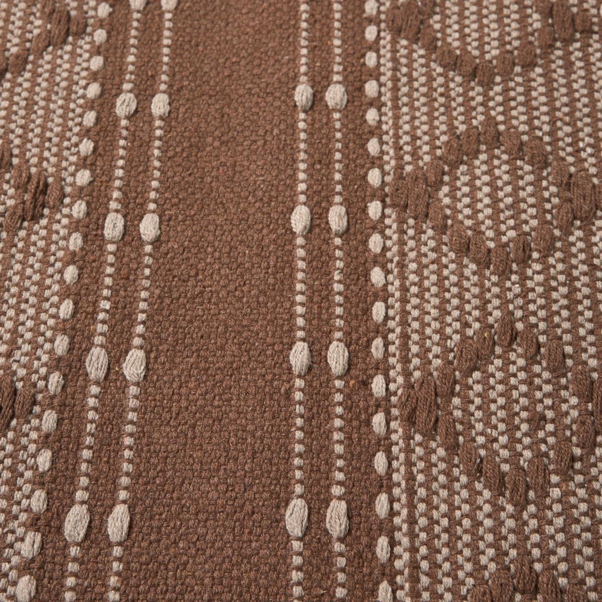 Woven Washable Diamond Rug Coffee – image 2