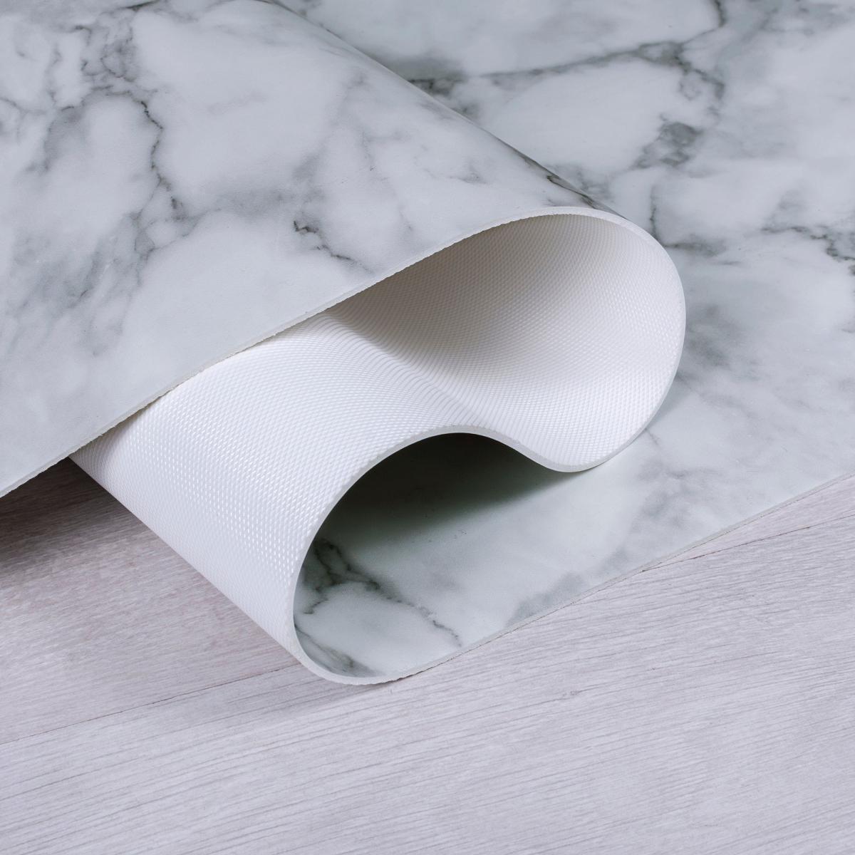 Marble Tile Vinyl Runner MultiColoured – image 5