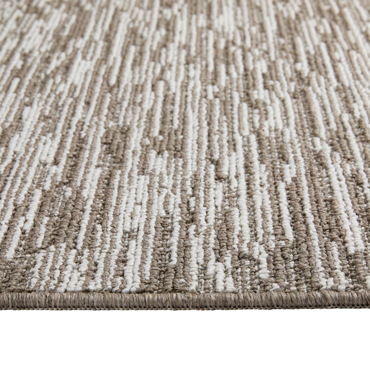 Marvel Boucle Broken Stripe Washable Rug Broken Stripe Natural – image 4