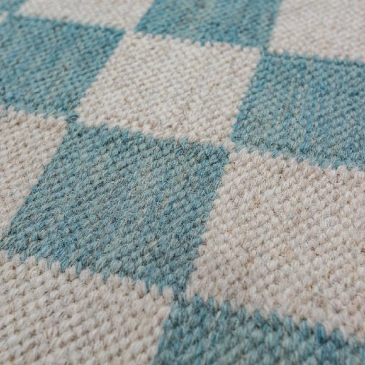 Seb Checkerboard Wool Rug – image 2