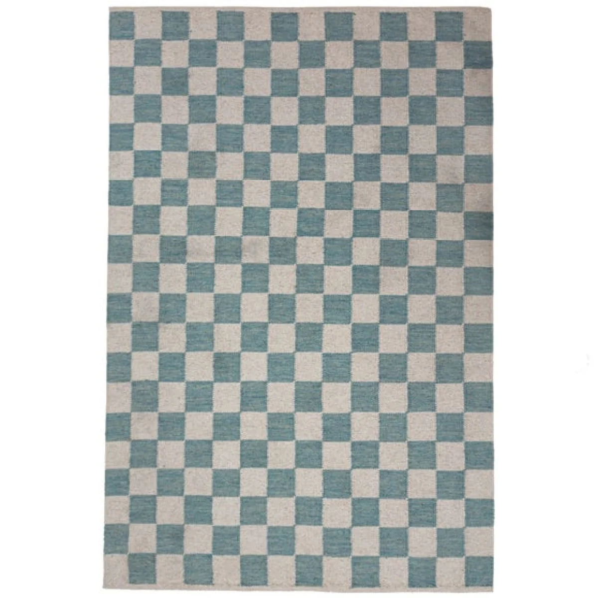 Seb Checkerboard Wool Rug – image 5