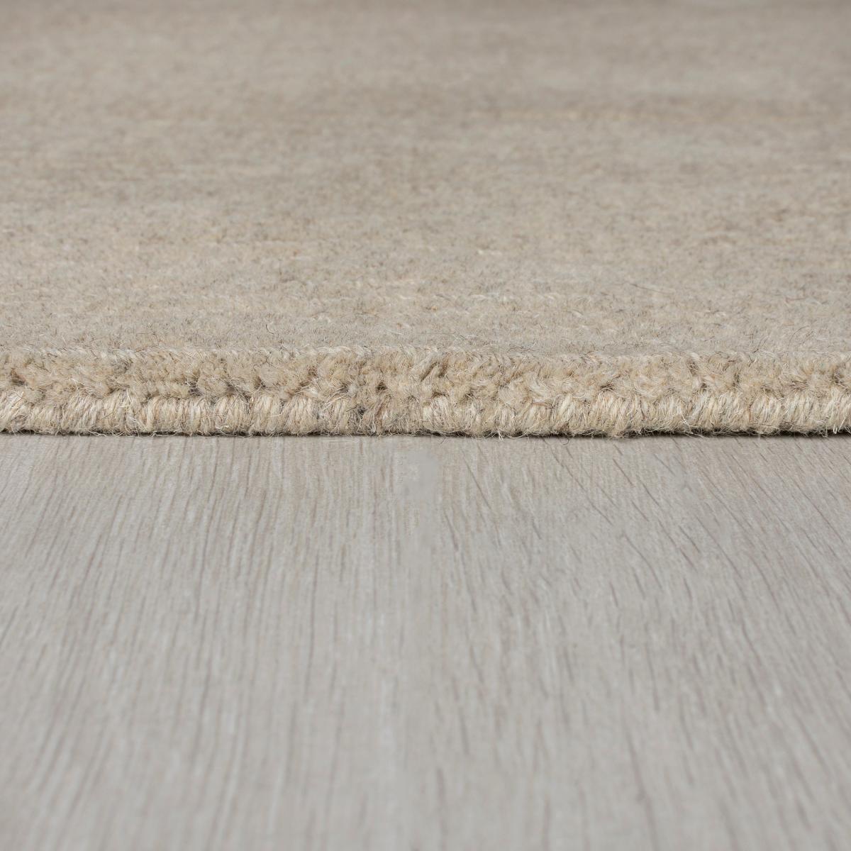 Boston Wool Border Square Rug Grey – image 2