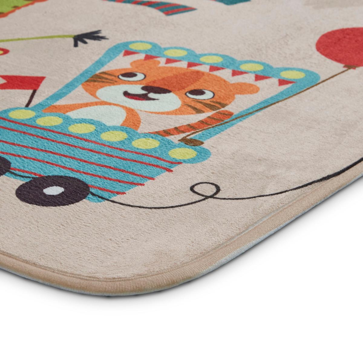 Safari Train Rug Green, Blue and Red – image 6