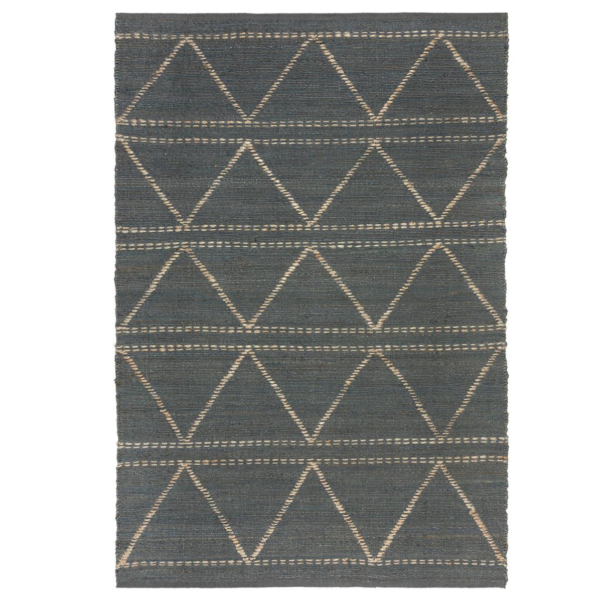 Rhombi Rug Denim Blue – image 2