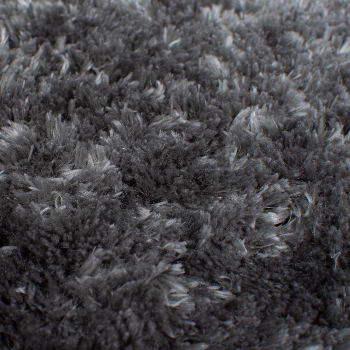 Plush Shaggy Rug Grey – image 3