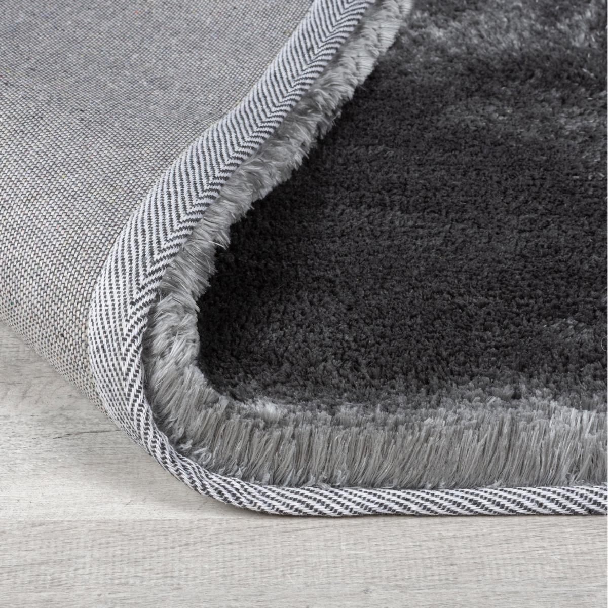 Plush Shaggy Rug Grey – image 5