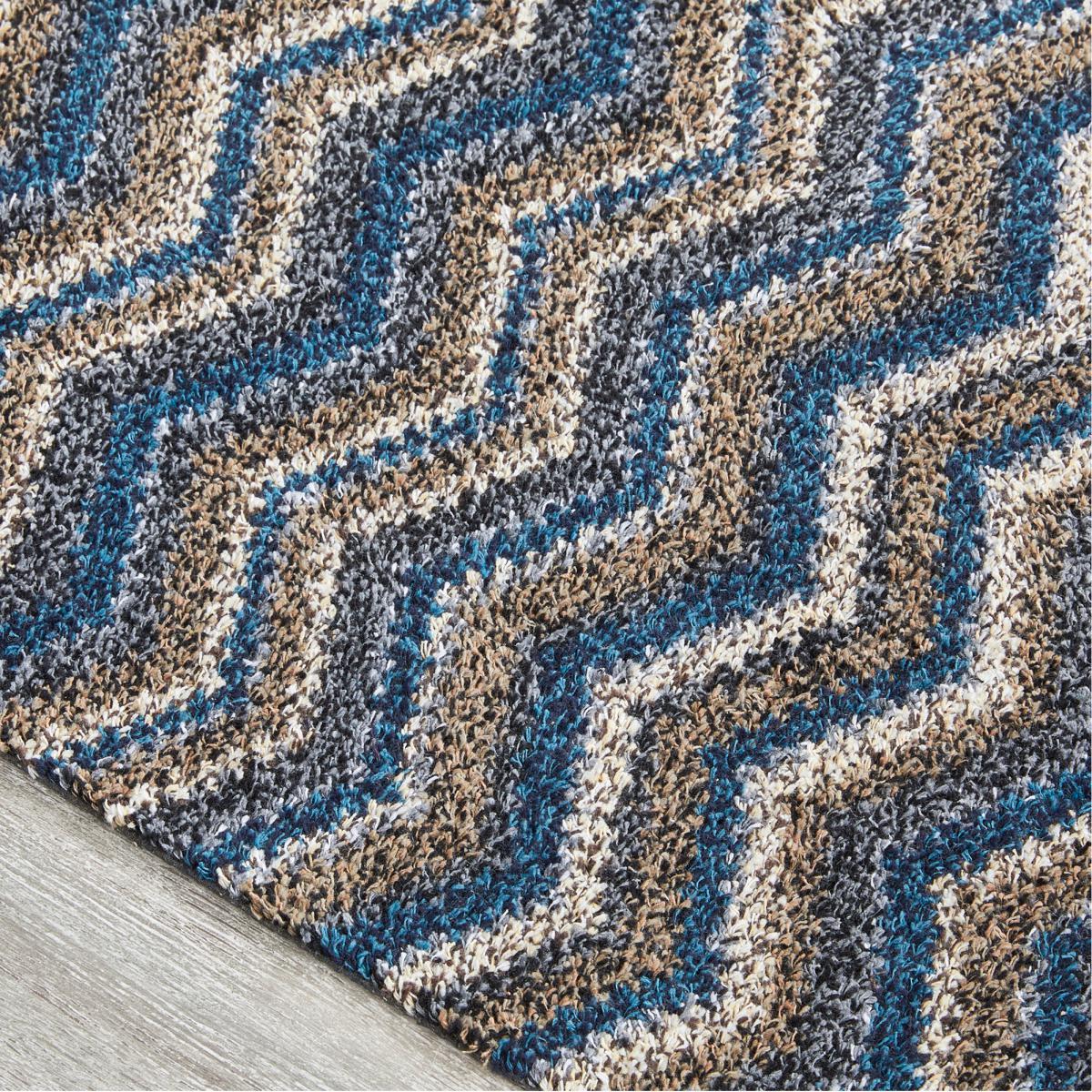 Missouri Recycled Cotton Runner Yellow, Blue and White – image 7