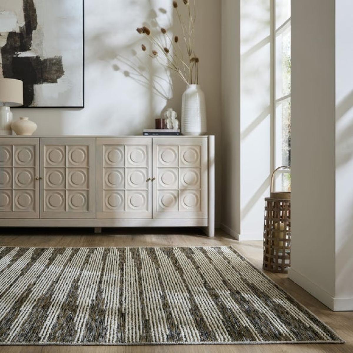 Boden Stripe Washable Rug – image 1