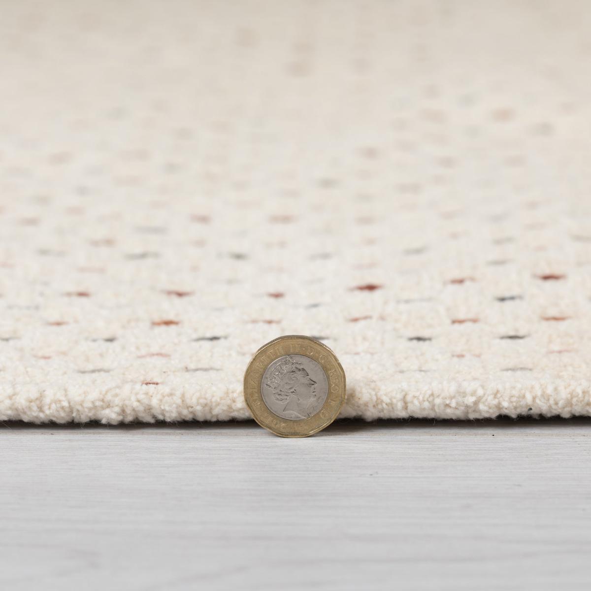 Belen Hand Woven Rug Cream – image 4