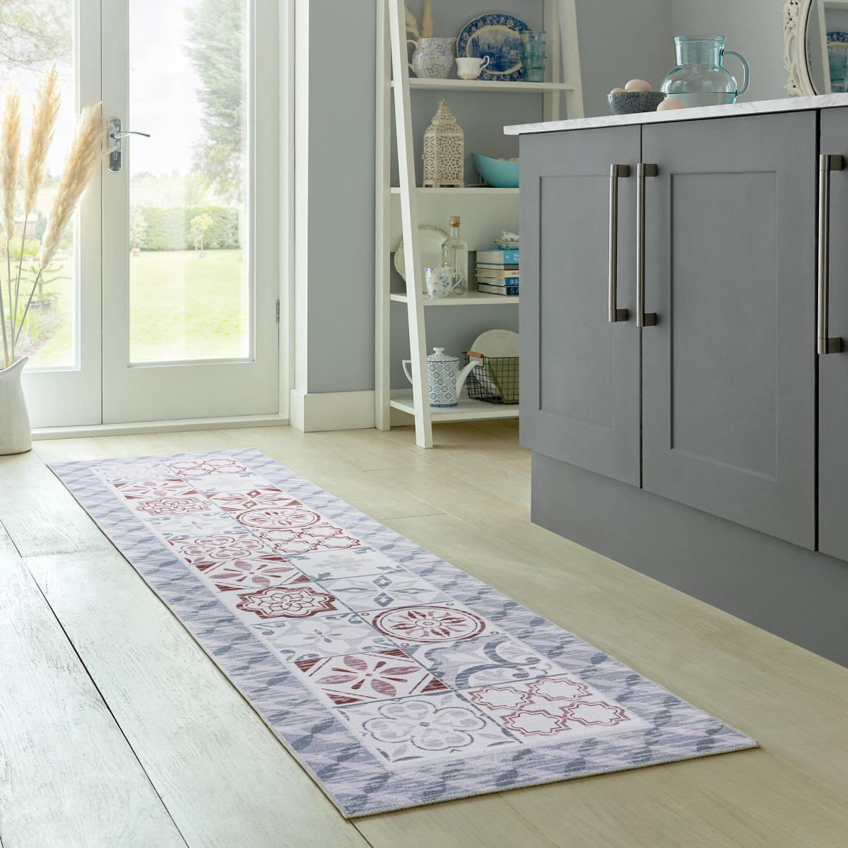 Morton Washable Runner Black and white – image 1