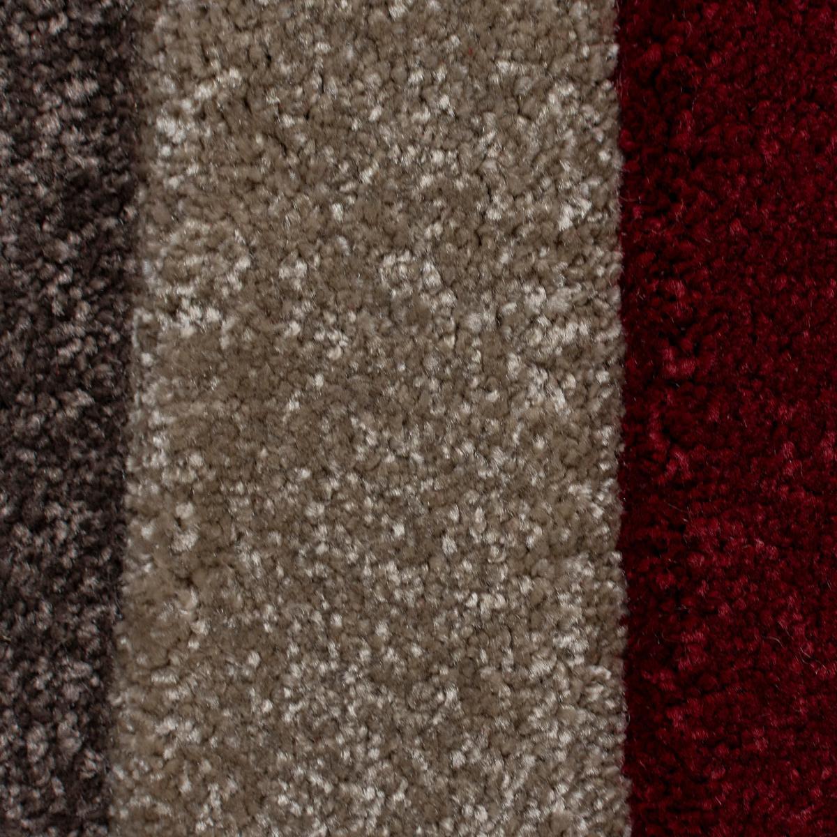 Pico Stripe Rug Red and Brown – image 7