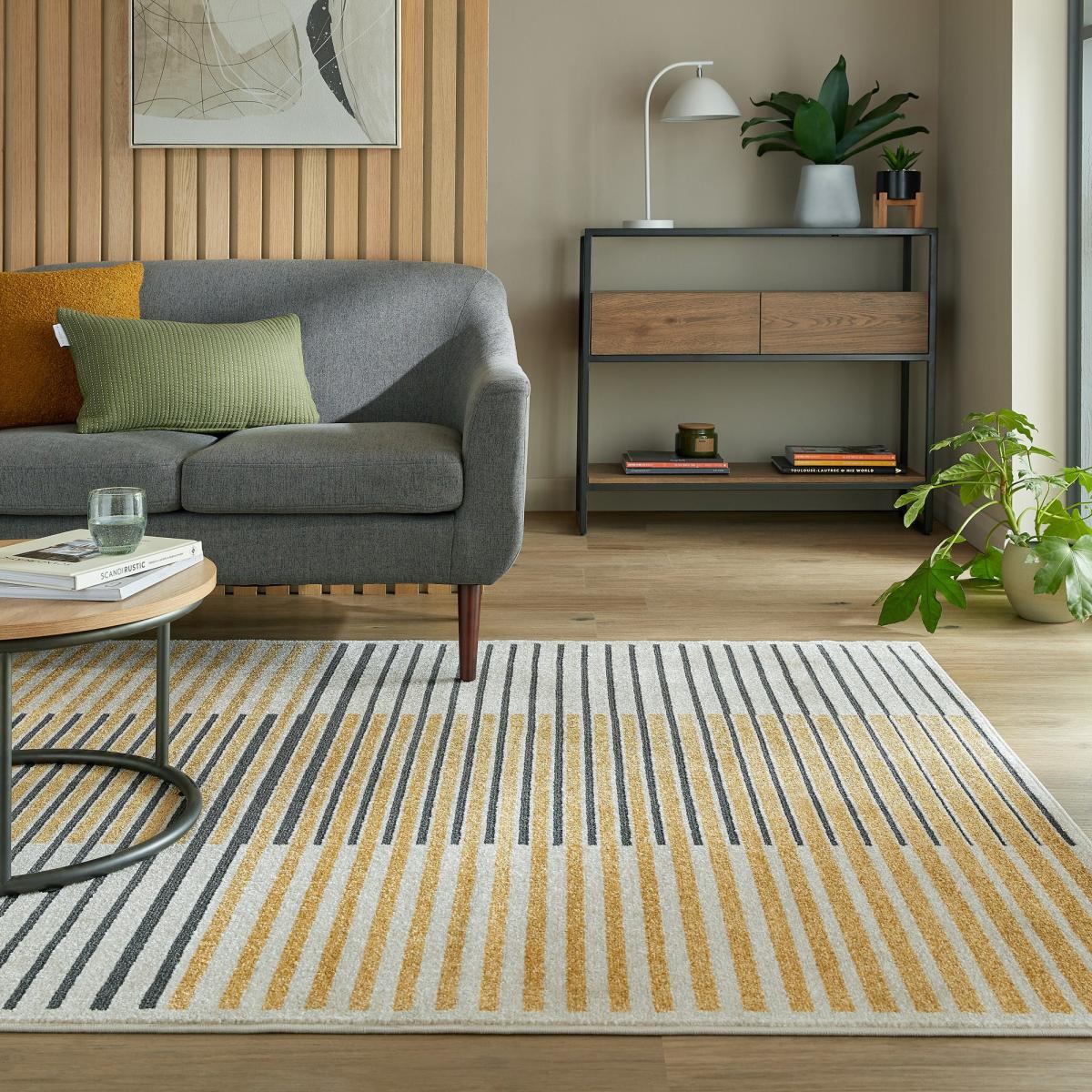 Rio Stripe Rug Rio Stripe Ochre – image 1