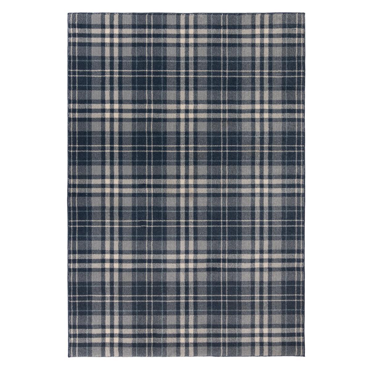 Kilbirnie Rug Brown, Black and White – image 2
