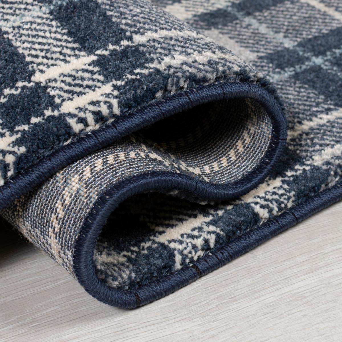 Kilbirnie Rug Brown, Black and White – image 3