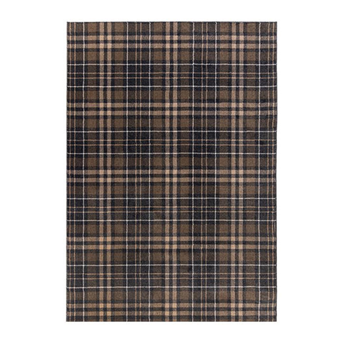 Kilbirnie Rug Brown, Black and White – image 7