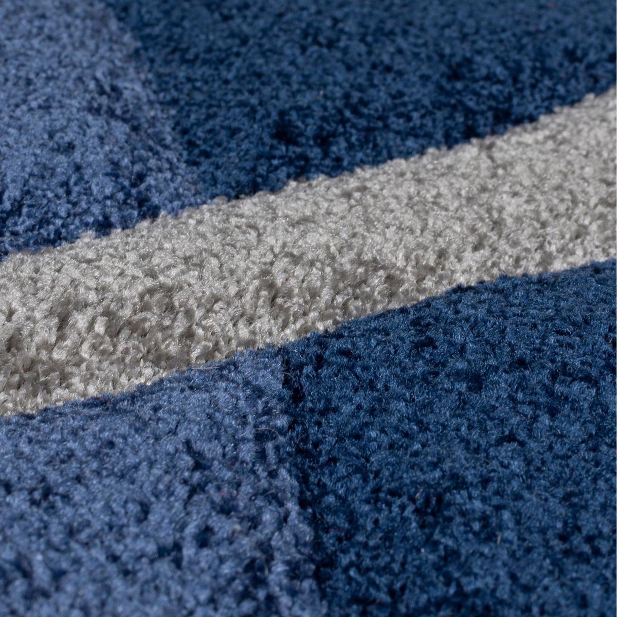 Elements Collage Rug Navy Blue/Grey – image 3