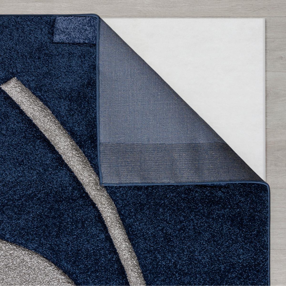 Elements Collage Rug Navy Blue/Grey – image 5