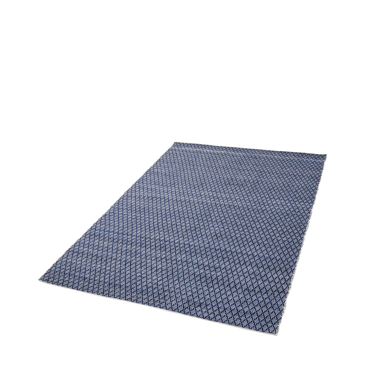Ikat Denim Rectangular Rug Denim Blue – image 4