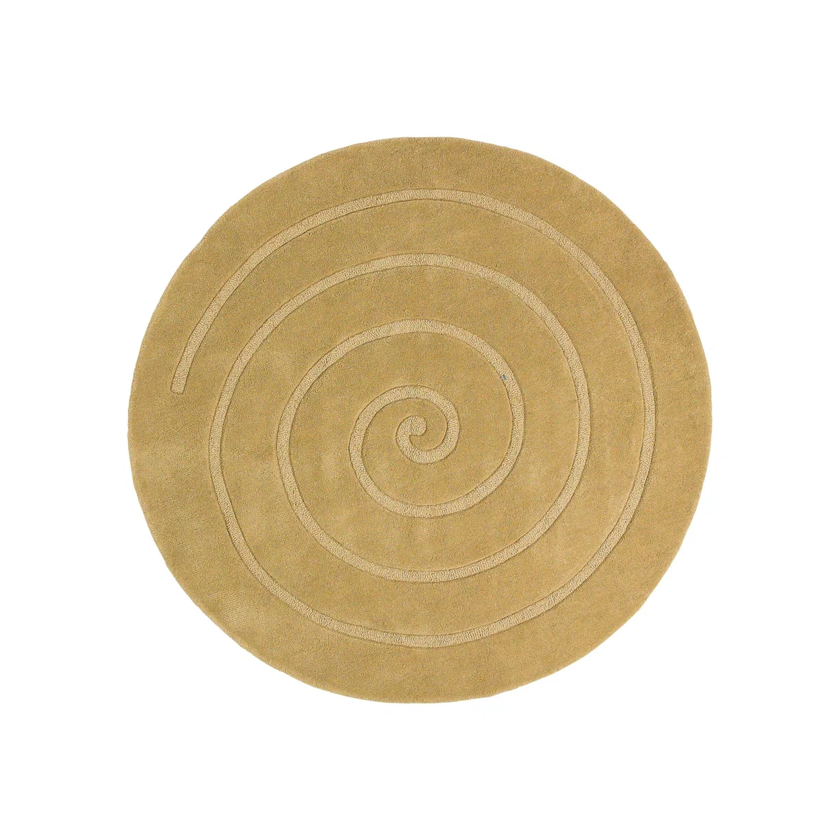 Spiral Circle Rug Yellow – image 1