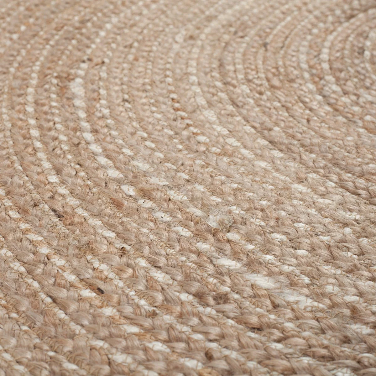 Jute Circle Rug Brown – image 4