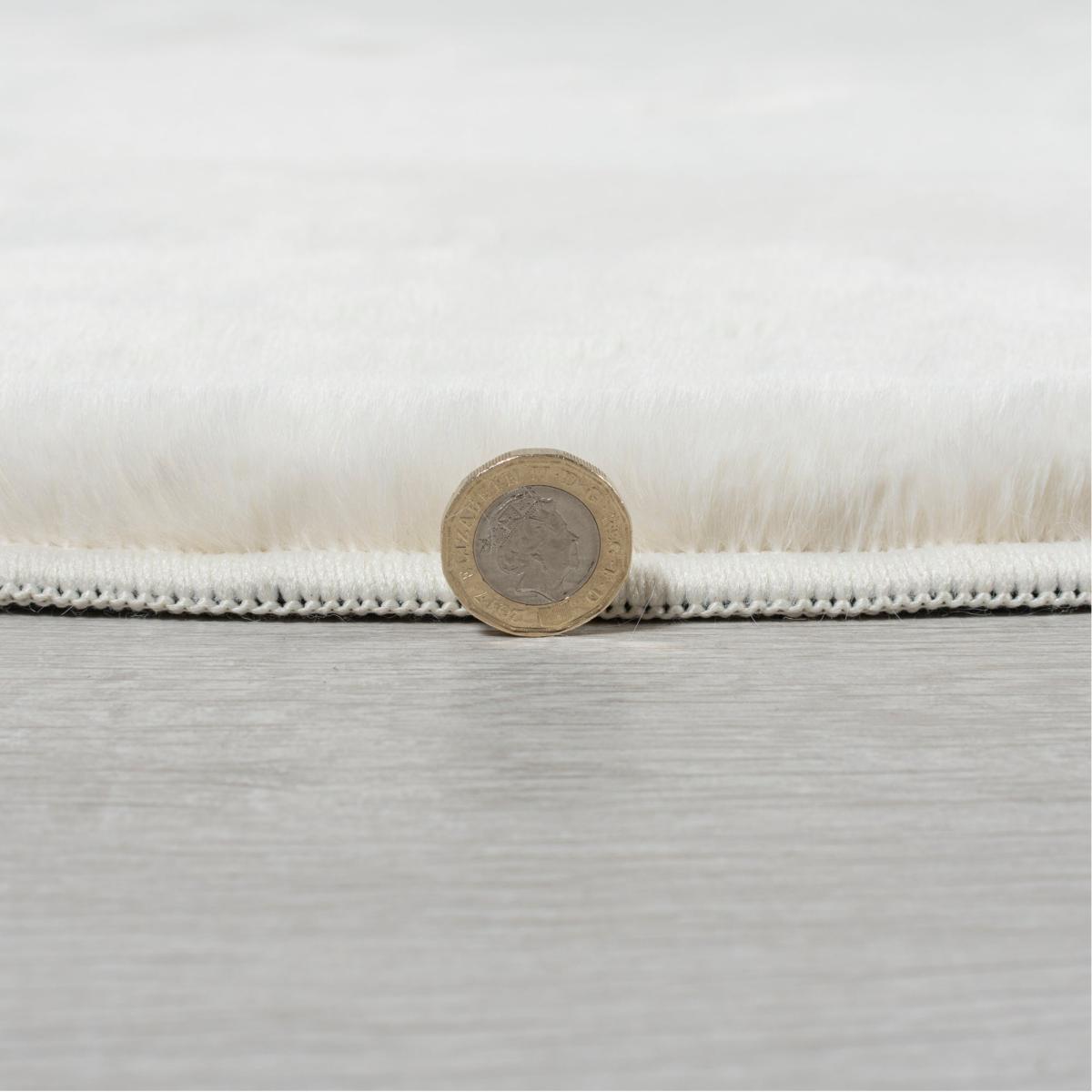 Faux Fur Supersoft Lush Rug Dark Grey – image 7