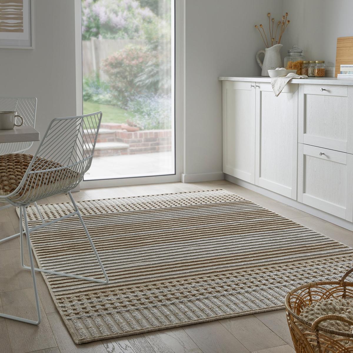 PractiRug Fletcher Stripe Washable Rug Fletcher Stripe Olive – image 2
