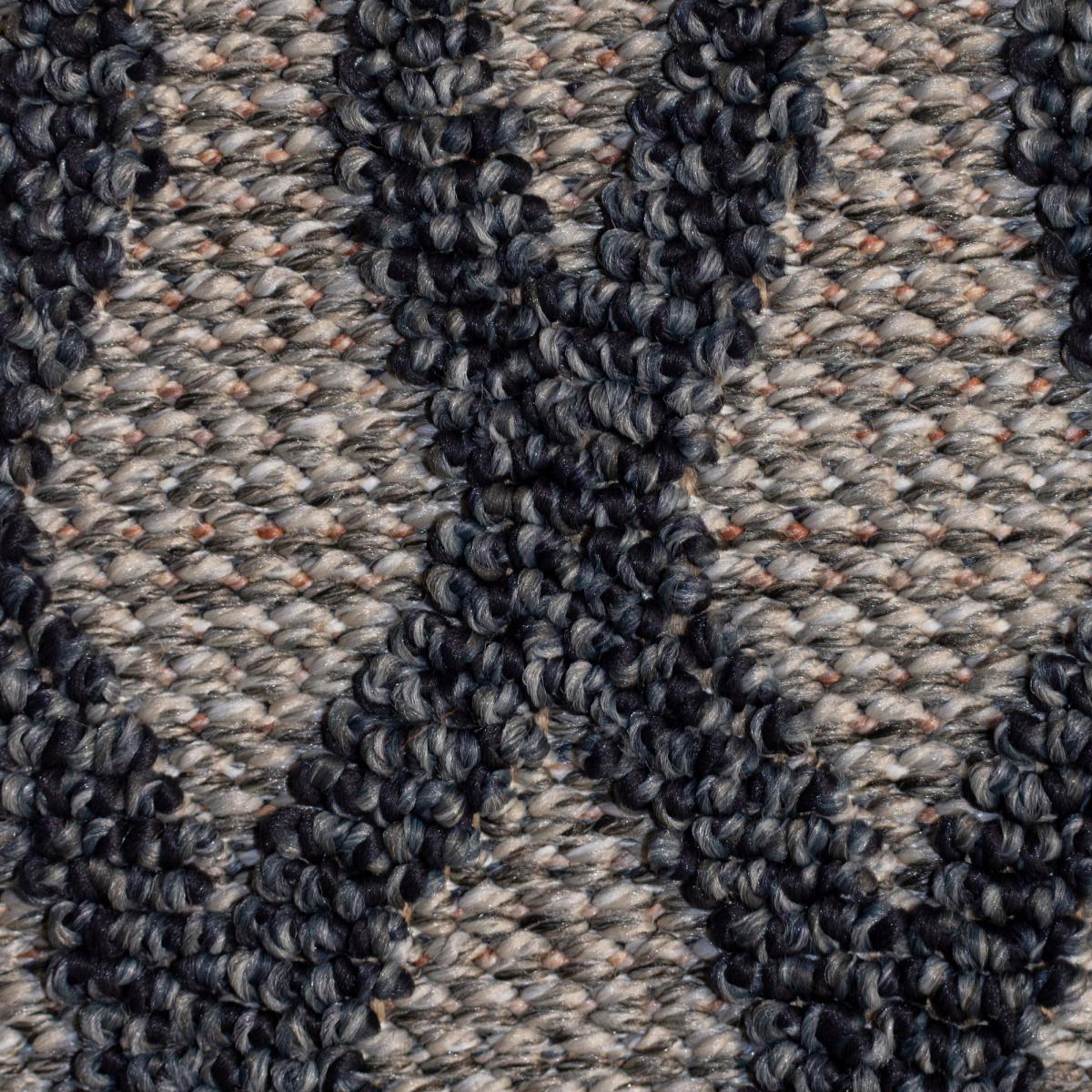 Greenwich Geometric Rug Blue, Grey and Beige – image 5