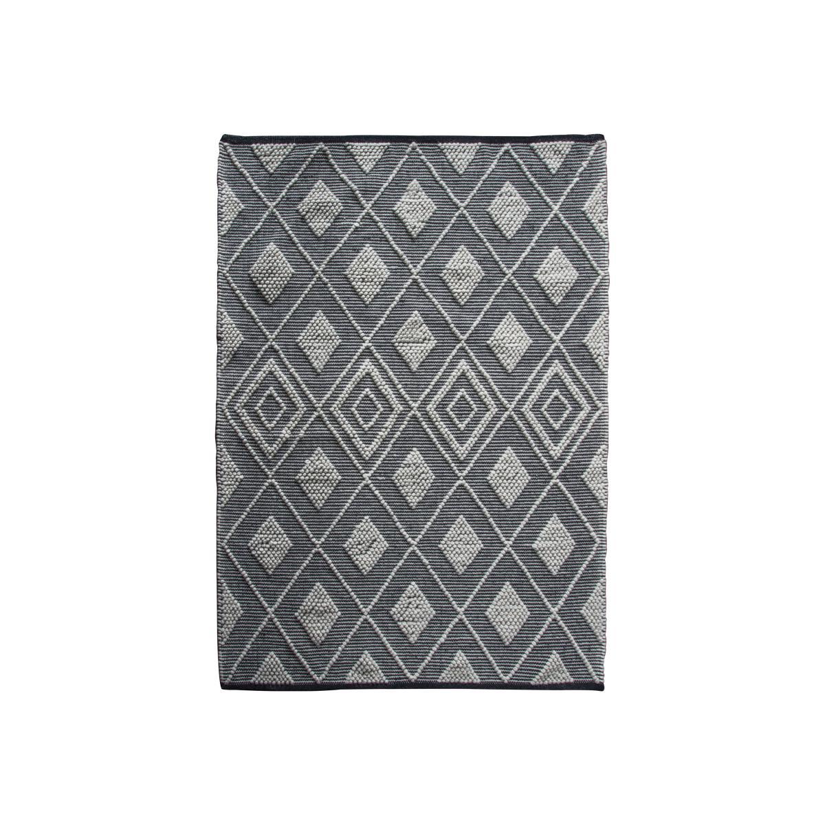 Sheya Black and Natural Rug Black and white – image 1