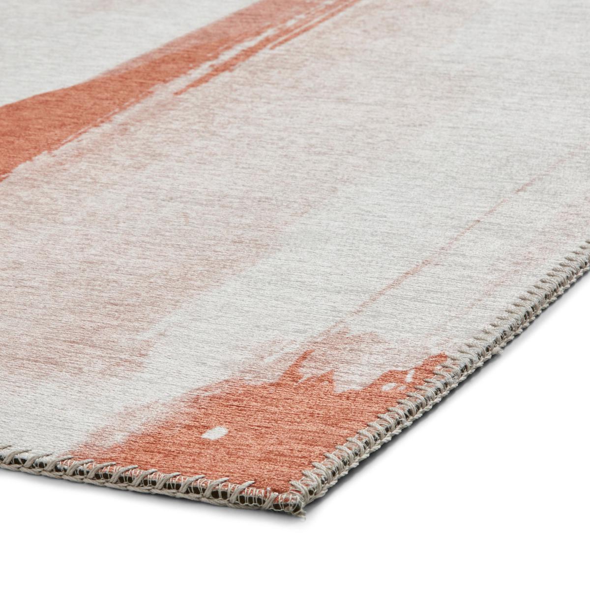 Michelle Collins Abstract Terracotta and Ivory Rug Terracotta – image 5