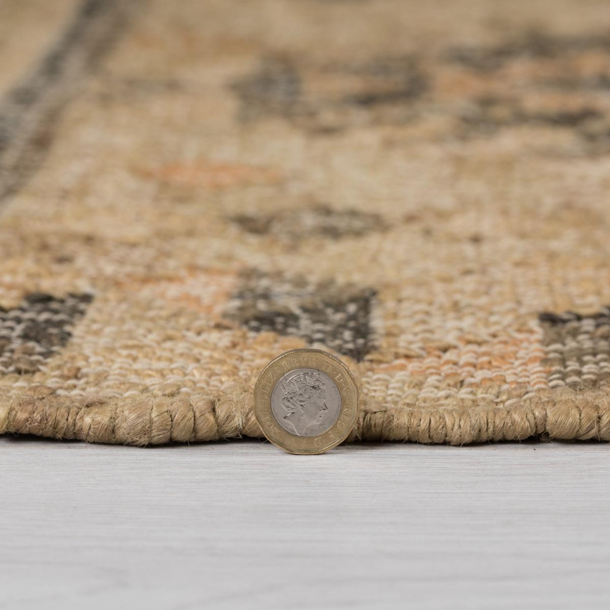 Canyon Jute Flatweave Rug Brown – image 4