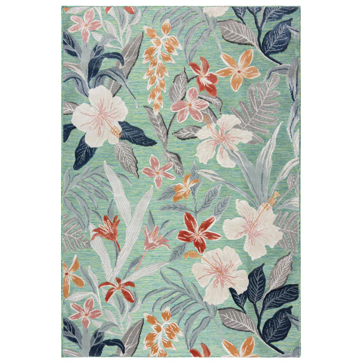 Tropical Floral Indoor Outdoor Rug MultiColoured – image 4