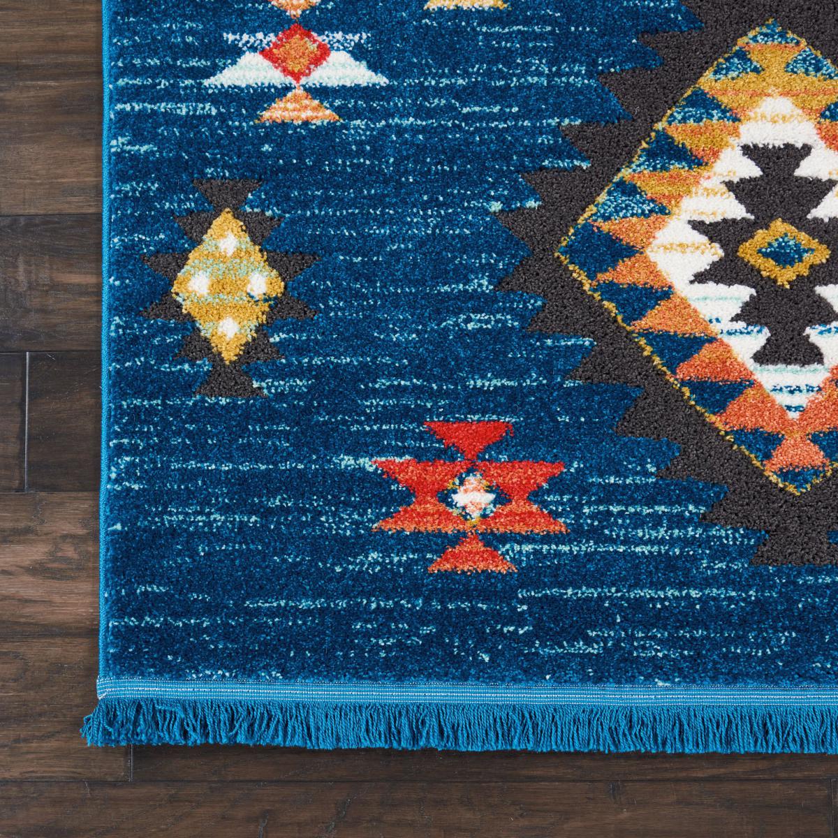 Navajo 7 Rug Blue – image 8