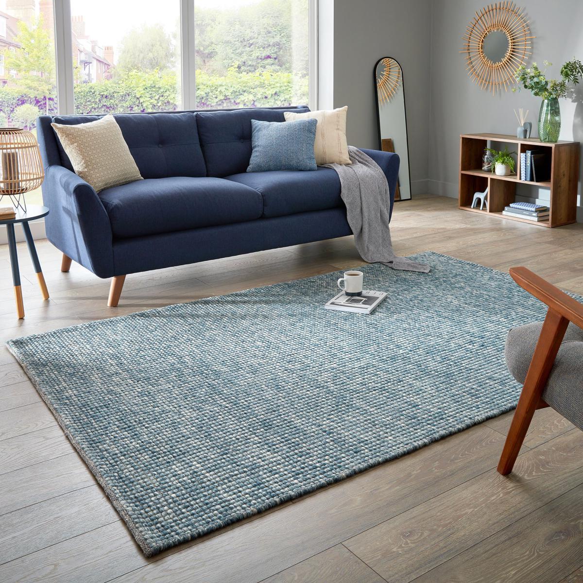 Camden Wool Blend Rug Charcoal – image 3