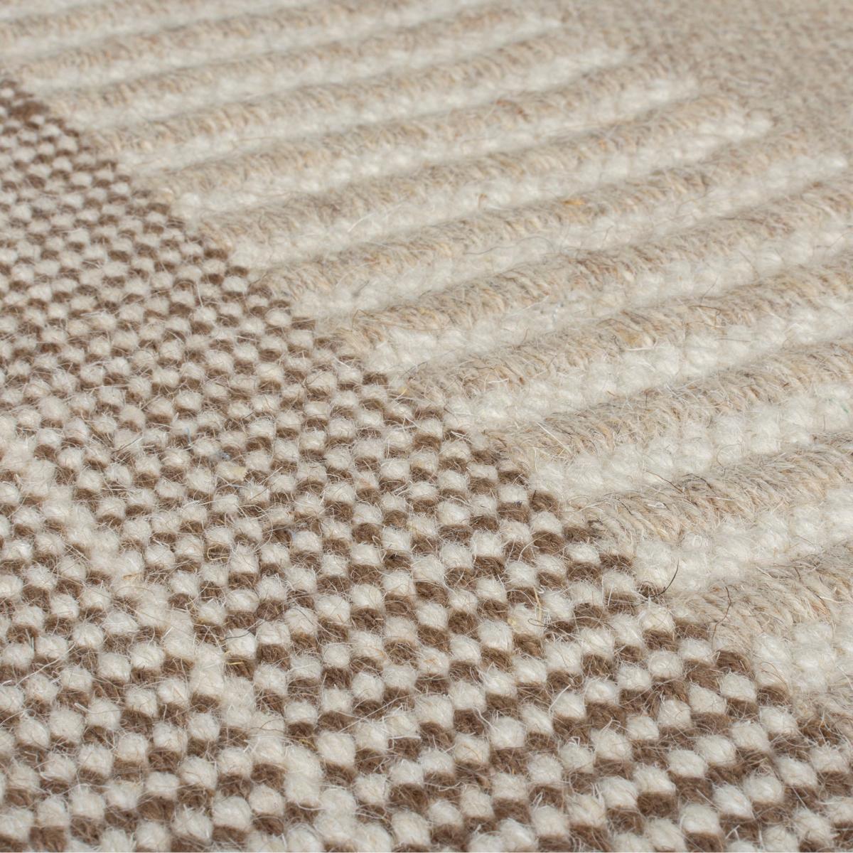 Serena Stripe Rug Brown – image 3