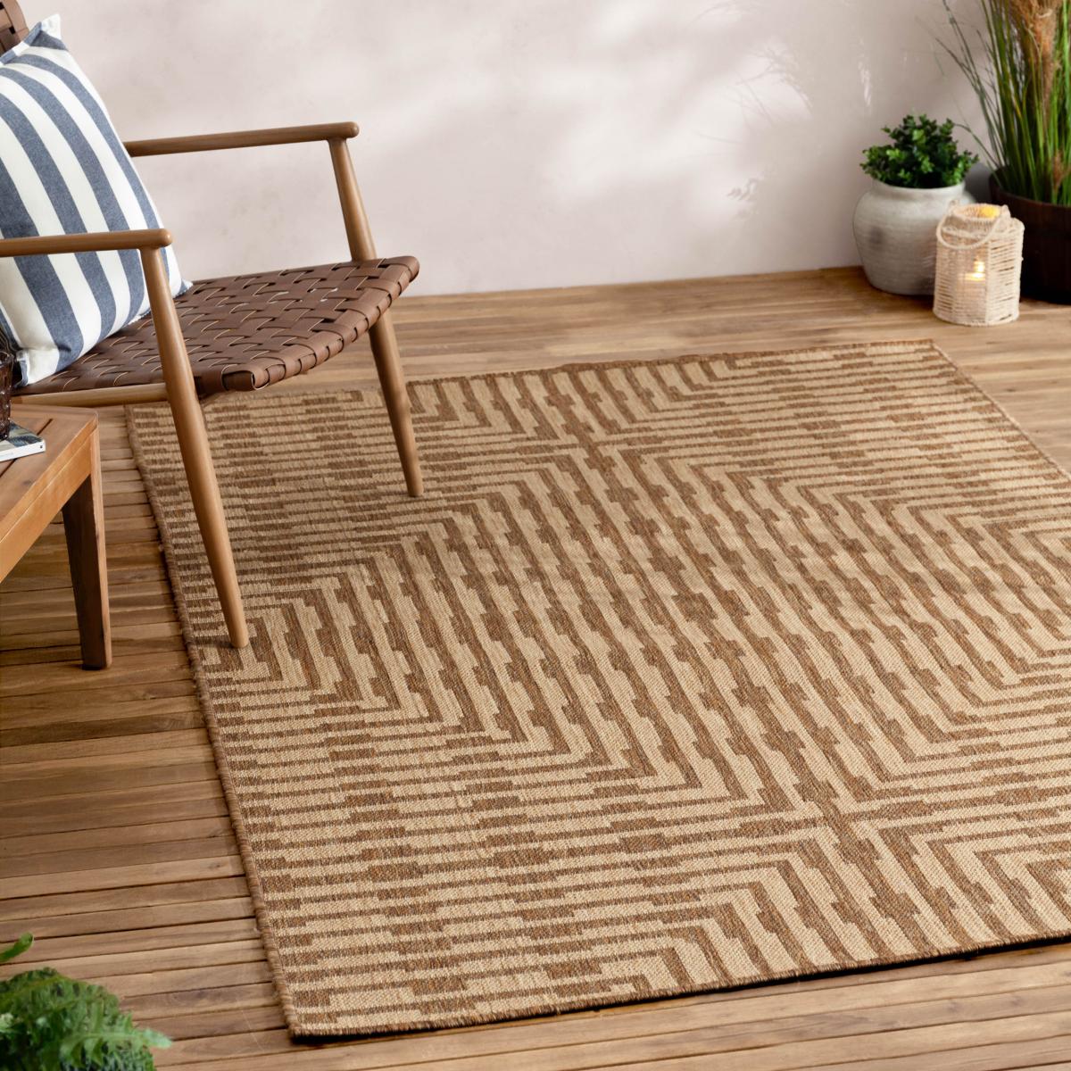 Yard Sandown Jute Effect Indoor Outdoor Rug – image 1