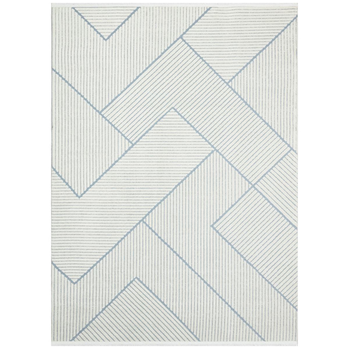 Jazz Chevron Indoor Outdoor Rug Jazz Blue – image 3