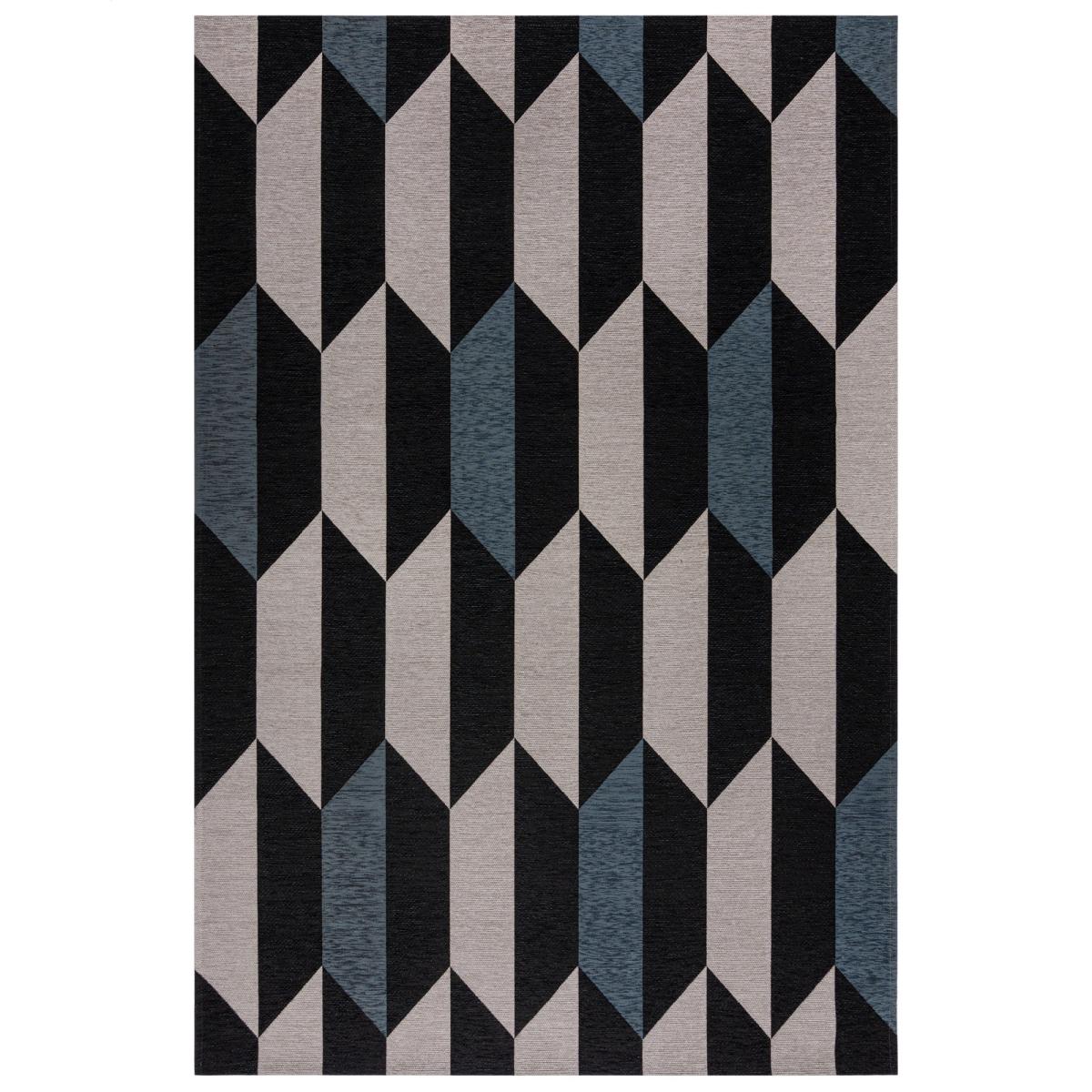 Industrial Geo Rug Pacific (Blue) – image 2