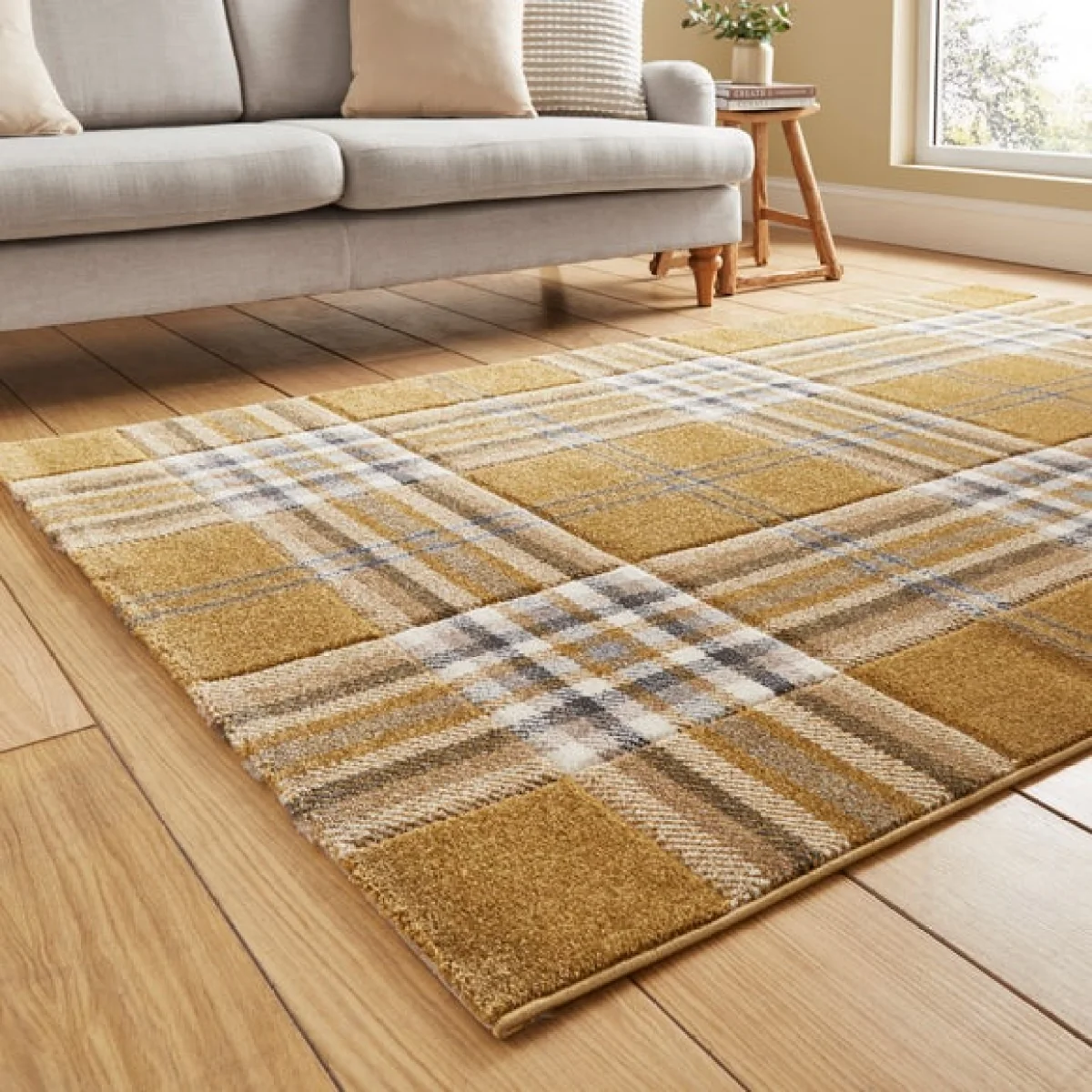 Catherine Lansfield Kelso Check Rug – image 6