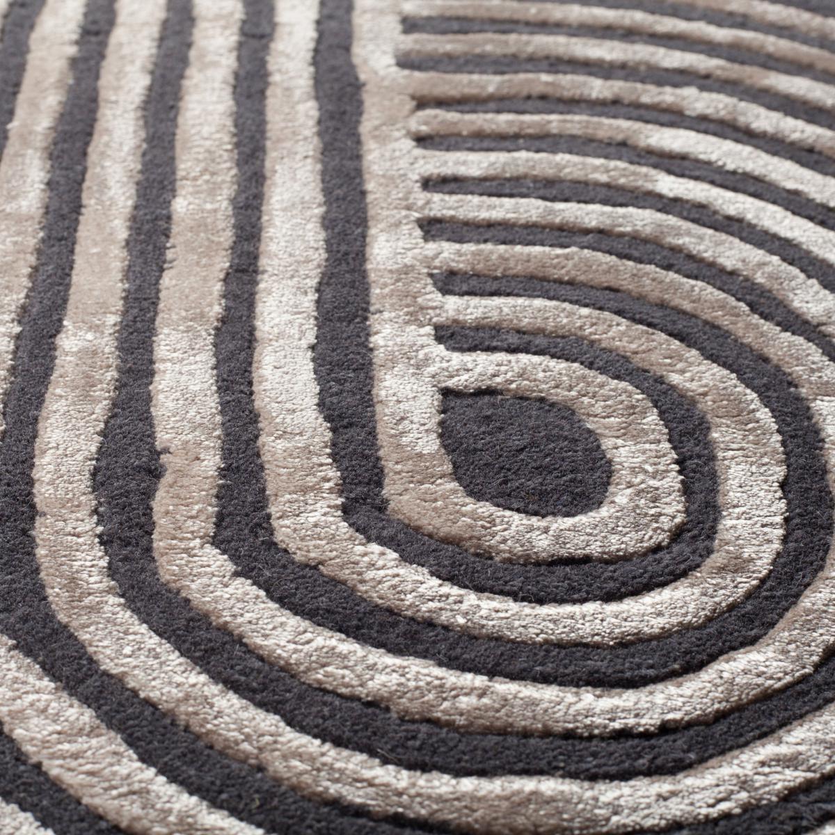 Maki Wool Mix Rug Grey – image 3