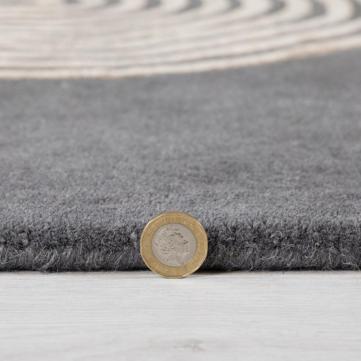Maki Wool Mix Rug Grey – image 4