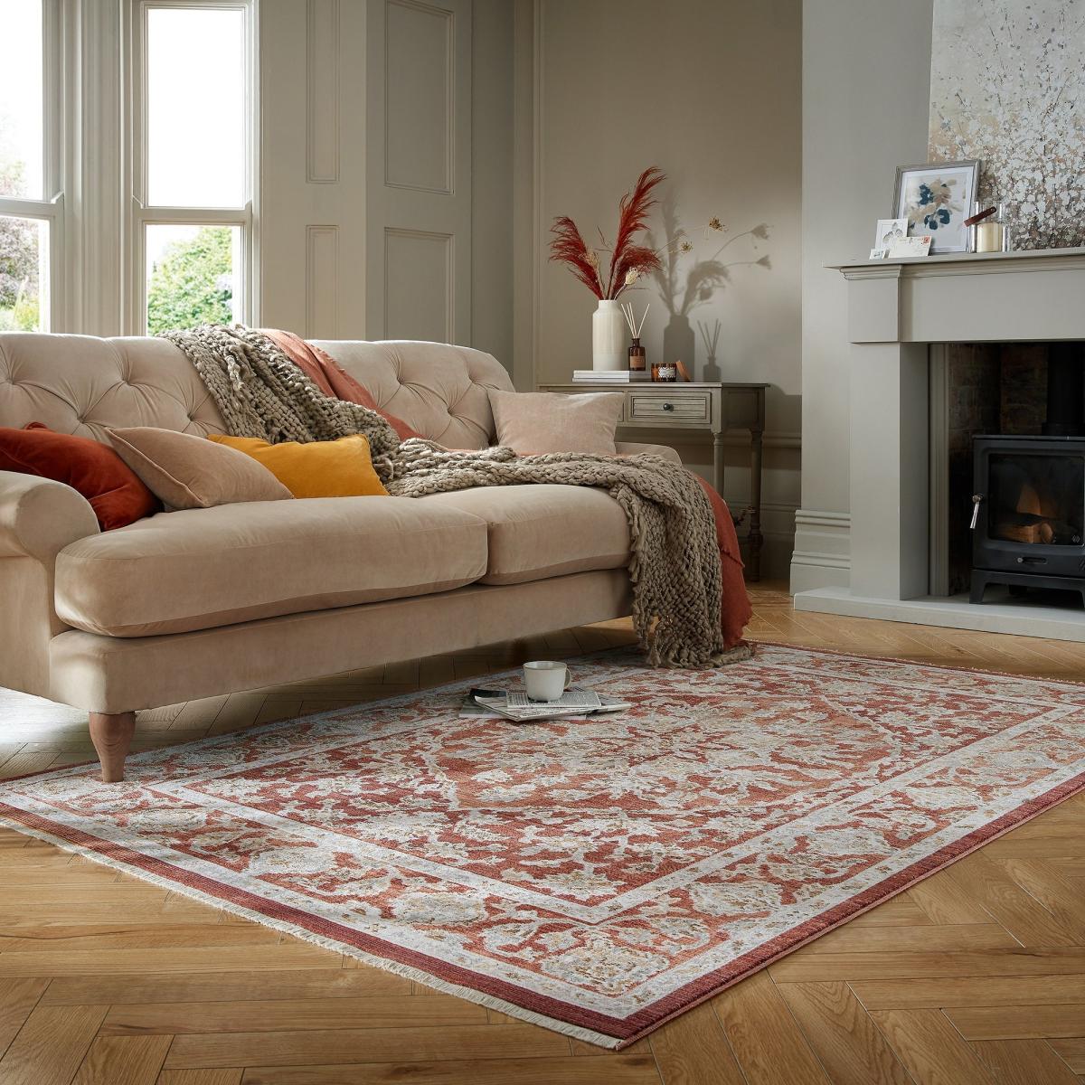 Soraya Traditional Rug Soraya Terracotta – image 1