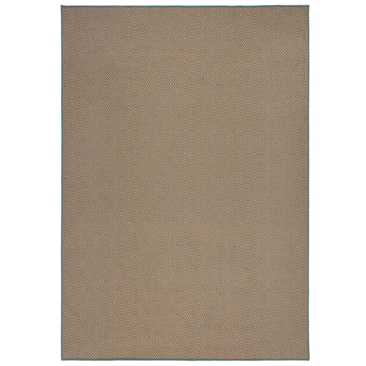 Diamond Jute Border Rug Pacific Blue – image 5