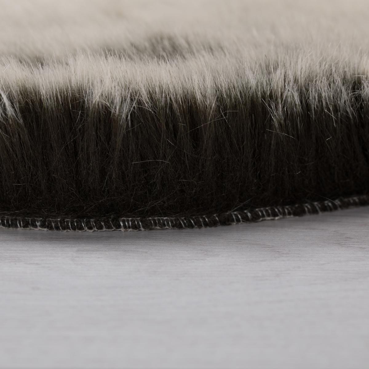 Copenhagen Single Pelt Faux Fur Rug Copenhagen Charcoal – image 4