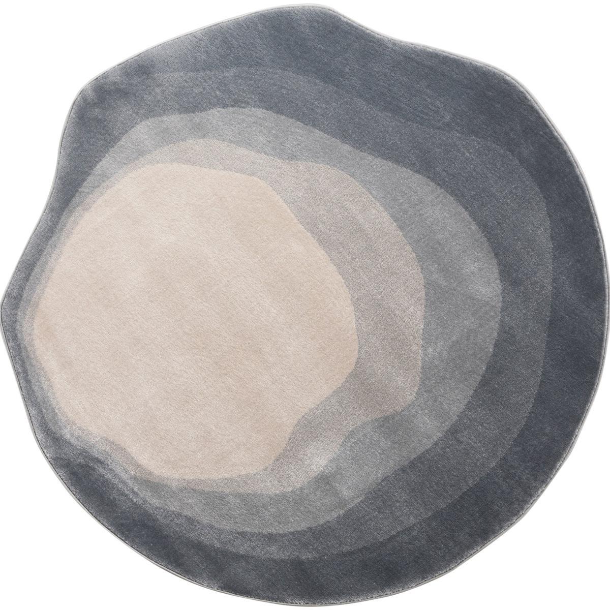 Silas Shaped Dia. 133cm Circle Rug Grey – image 2