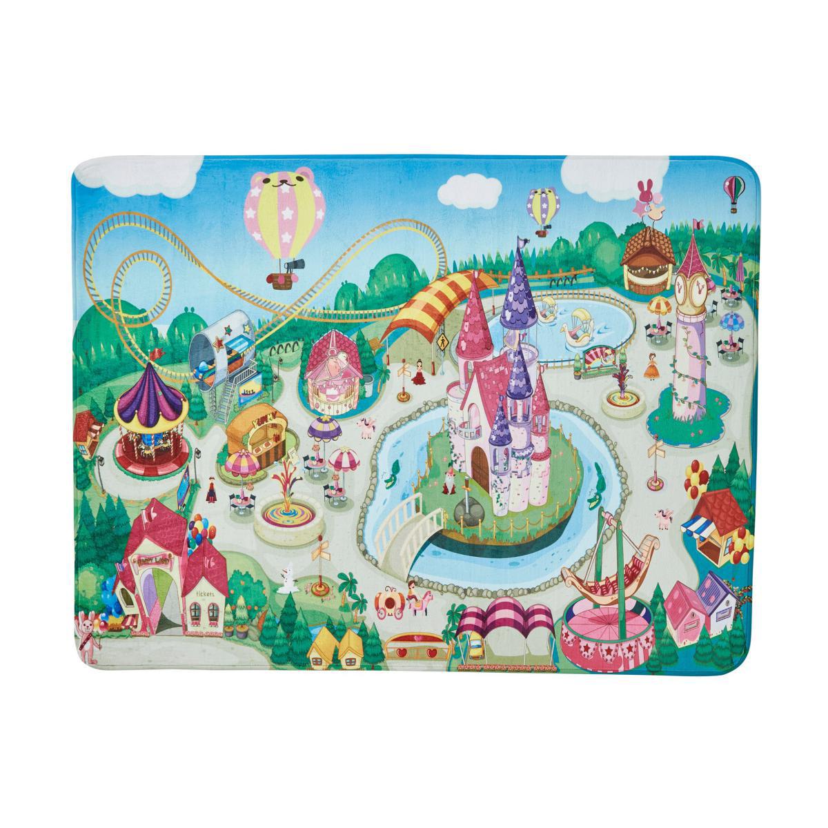 Princess Playground Rug Blue, Green and Pink – image 2