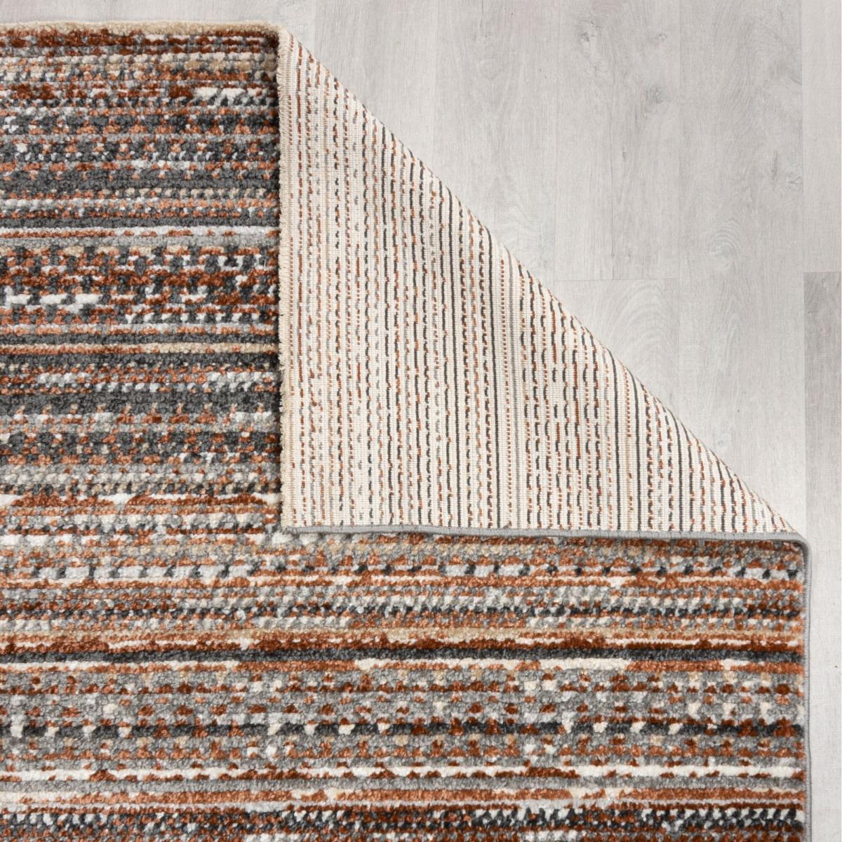 Parker Square Rug Rust – image 3