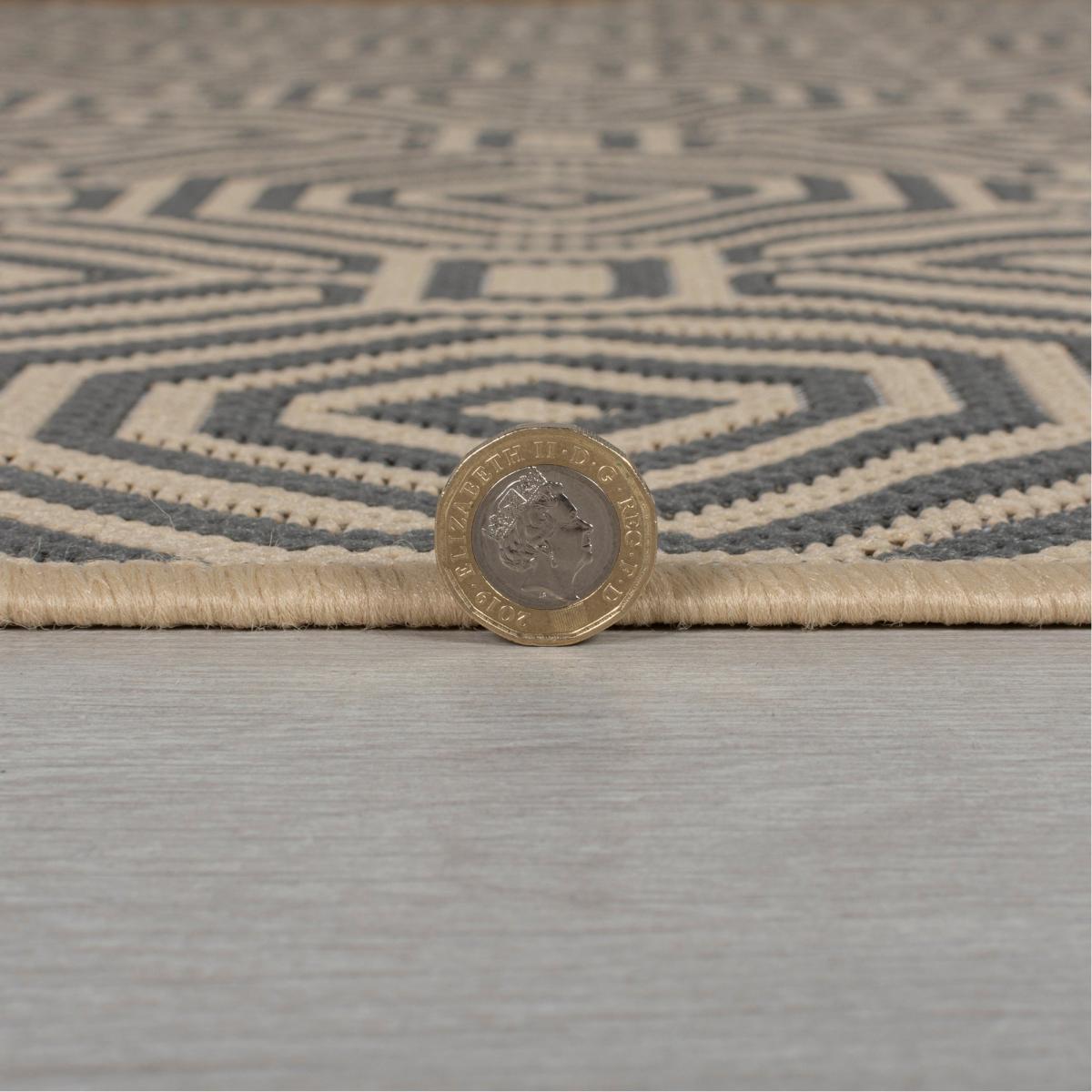 Vita Indoor Outdoor Rug Beige and Grey – image 6